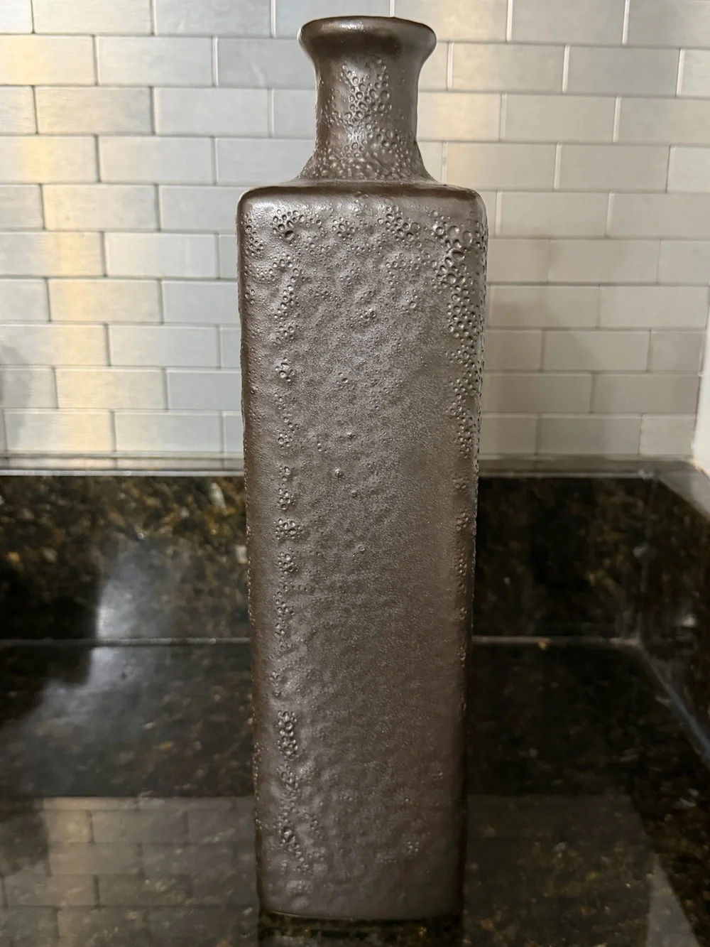 Vintage Royal Haeger MCM Textured Bottle Vase – 12.25”